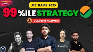 🎯JEE 2025 Complete Roadmap✅  99 Percentile in JEE Mains 2025 Jan Attempt⚡ [upl. by Eppesuig779]