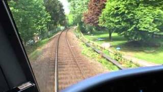 Führerstandsmitfahrt auf der Dreieichbahn  Dieburg nach Buchschlag mit 646 203 [upl. by Peti848]