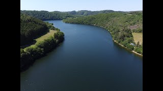 Luxemburg omgeving EschsurSûre by drone [upl. by Ennayhs909]