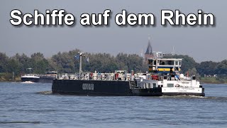 Schiffe auf dem Rhein  Binnenschifffahrt  Sommer 2023  Shipspotting [upl. by Eda]