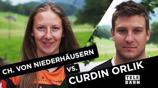 Wyberhaagge Christa von Niederhäusern vs Curdin Orlik [upl. by Cai633]