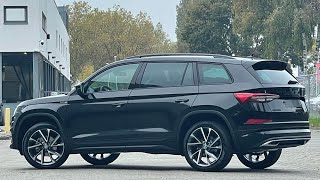 Skoda NEW Kodiaq 2022 Sportline in 4K Black Magic Metal 20 Inch Vega Walk around amp detail inside [upl. by Maples]