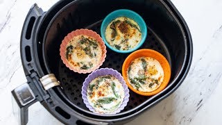 Air Fryer Baked Eggs  An awesome breakfast in under 30 min [upl. by Notsej]