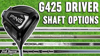 PING G425 Driver Shaft Options  Which Shaft Is Right For You [upl. by Atinus]