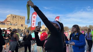 Thousands of runners hit the pavement for 2023 Rock ‘n’ Roll Marathon halfmarathon [upl. by Brannon]