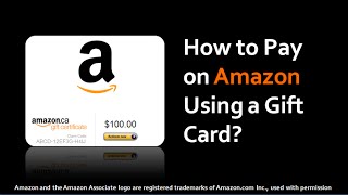 How to Pay on Amazon Using a Gift Card [upl. by Atteiluj307]