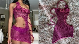 How To Crochet Rose Dress PART 1 [upl. by Rima]