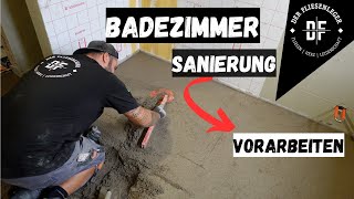 BADEZIMMER SANIERUNG  Vorarbeiten [upl. by Initof]