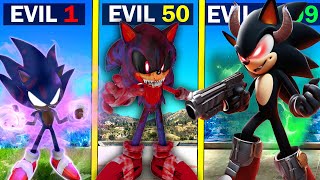 Upgrading to EVIL SONIC in GTA 5 [upl. by Lashoh]