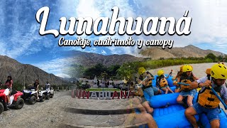 CÓMO LLEGAR A LUNAHUANÁ Canotaje canopy cuatrimoto y hospedajes [upl. by Aehsal]