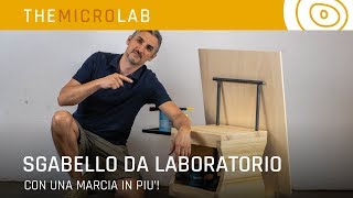 FAI DA TE  Come fare uno sgabello da laboratorio con una marcia in più [upl. by Morena]