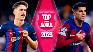 BEST GOALS OF THE YEAR 2023 💙❤️🔥 [upl. by Ahsikram]