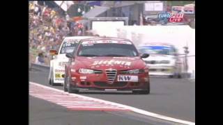 ETCC Spa 2004 Alfa Romeo amp Farfus Play Games Against BMW [upl. by Rox]