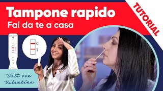 Come fare il tampone antigenico rapido nasale Tutorial per effettuare il tampone fai da te a casa [upl. by Anilejna]