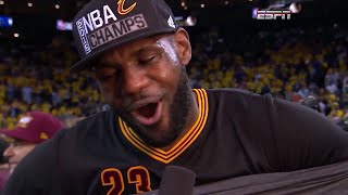 LeBron James Postgame Interview  Cleveland Cavaliers Win the 2016 NBA Championship [upl. by Thomas]