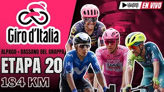 🔴EN VIVO 🚵‍♂️ GIRO DE ITALIA🔺ETAPA 20  184 KM🏆🚵‍♂️ [upl. by Jacobine]