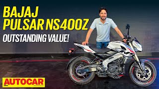 Bajaj Pulsar NS400Z walkaround  Meet the most powerful Pulsar autocarindia1 [upl. by Latt]