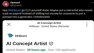 huge mrbeast ai art situation [upl. by Renrut]