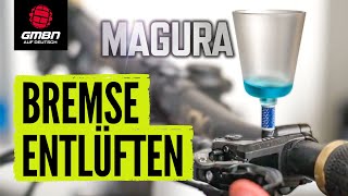 Magura Scheibenbremse mit Multifunktionsset entlüften [upl. by Srini]