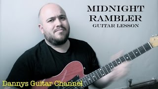 Midnight Rambler  The Rolling Stones  Blues Rock Guitar Lesson [upl. by Lowenstein4]