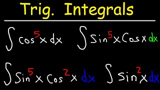 Trigonometric Integrals [upl. by Eerised192]