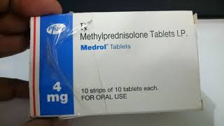 Medrol 4 MG Tablet Review In Hindi [upl. by Linnette876]