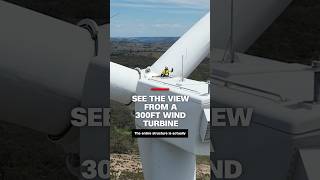 See the view from a 300foot wind turbine [upl. by Xenos]