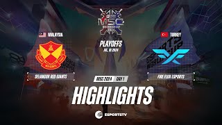 Selangor Red Giants vs Fire Flux Esports HIGHLIGHTS MSC 2024  FF VS SRG ESPORTSTV [upl. by Troyes123]