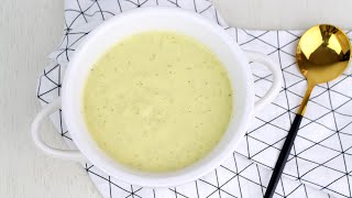 🥒VICHYSSOISE DE CALABACÍN CON THERMOMIX🥒  Receta fácil de crema de verduras [upl. by Olathe]