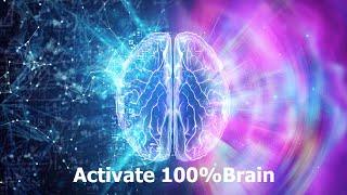 Activate 100 of Your Brain and Achieve Everything You Want  Brain Neuroplasticity  432 hz [upl. by Ynaiffit]