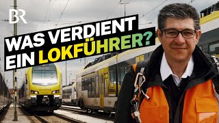 Kindheitstraum Lokführer Das verdient Jörg als Triebfahrzeugführer  Lohnt sich das  BR [upl. by Beaner643]