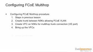 00134 16 6 Configuring FCoE Multihop [upl. by Marlow]