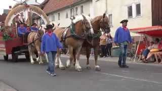 Trachtenfest 2015 in Schlitz  Festzug in 4K [upl. by Luhem740]