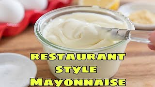 HOW TO MAKE MAYONNAISE AT HOME IN TAMAIL  MAYONNAISE RECIPE IN TAMAIL [upl. by Yentirb721]