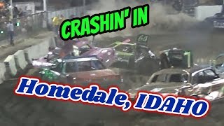 MAIN EVENT Homedale Idaho DEMO DERBY [upl. by Esmerelda154]