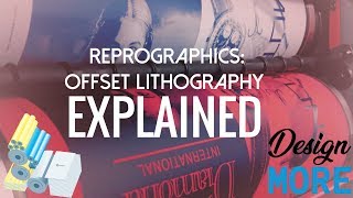 Offset Lithography EXPLAINED Process  advantages [upl. by Ahsekyw179]