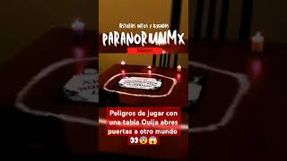 Peligros de jugar con una tabla Ouija abres puertas a otro mundo 👀😨 ouija paranormal sobrenatural [upl. by Afrikah]