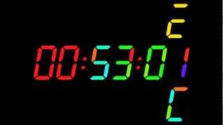 Stopwatch Timer with animated 7segment digits [upl. by Durware]