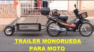 Trailer monorueda para moto [upl. by Dinnie]