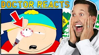 Doctor ER Reacts to South Park Medical Scenes  Compilation [upl. by Adin]