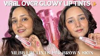 Best Korean Lip Tint For Brown Skin 🎀 Etude House New Over Glowy Tints vs Glow Fixing Tints [upl. by Maye]