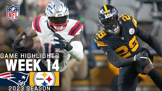 New England Patriots vs Pittsburgh Steelers  2023 Week 14 Game Highlights [upl. by Dougy662]