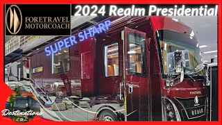 2024 Foretravel Realm Presidential FS605 at Tampa RV Supershow [upl. by Derwin859]