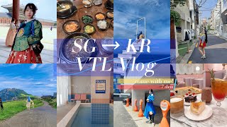 SingaporeKorea VTL Vlog  SG  KR [upl. by Celeski530]