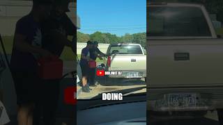 Pouring Gas On Peoples Cars 😂 youtubeshorts prank funny [upl. by Vokaay]