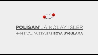 Ham Sıvalı Yüzeylere Boya Uygulamaları  Kolay İşler [upl. by Caldeira71]