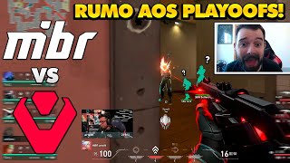 SACY vs BRASIL RUMO A VAGA NOS PLAYOOFS MELHORES MOMENTOS MIBR vs SENTINELS  VCT KICK OFF [upl. by Wilburn603]