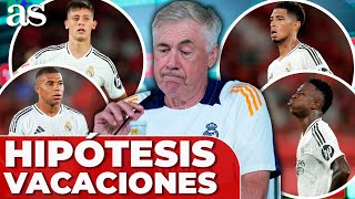 ANCELOTTI y la HIPÓTESIS sobre las VACACIONES a la PLANTILLA del REAL MADRID en PLENA TEMPORADA [upl. by Assenyl802]