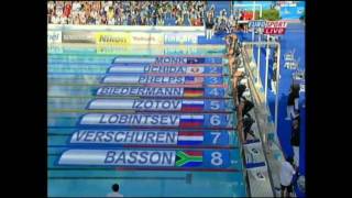 Biedermann besiegt Phelps in 200m Freistil in Rom mit neuem Weltrekord 15151 [upl. by Past113]