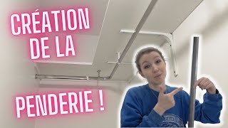 Aménager un petit dressing  cagibi sur mesure DIY  Création de lespace penderie [upl. by Ise]